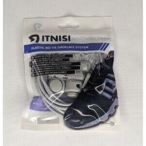 Itnisi Elastic No Tie Shoelace - Grey